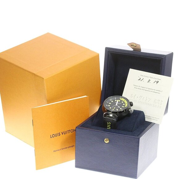 LOUIS VUITTON Tambour Street Diver QA122 Small seconds Automatic Men's_783355 - Picture 6 of 7